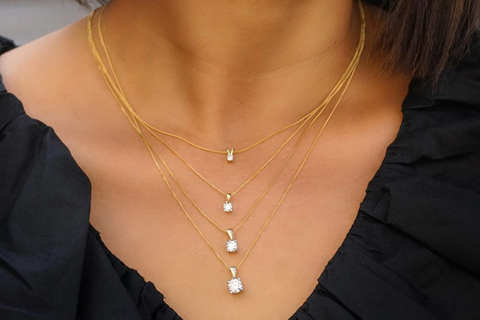 diamond necklaces