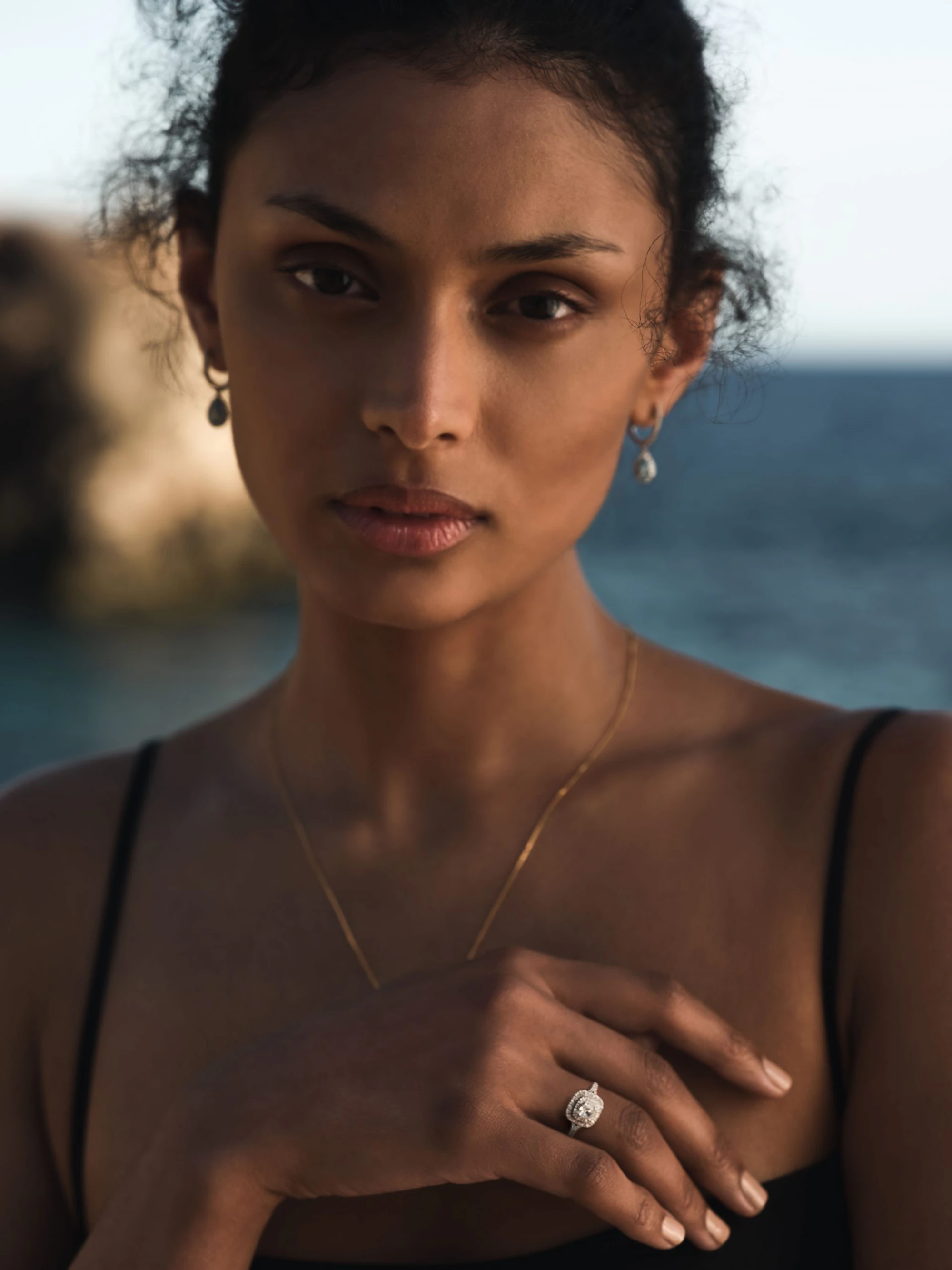 woman wearing jewellery