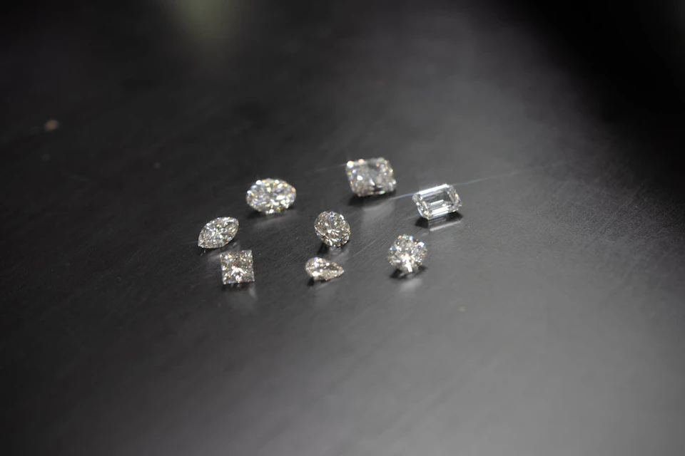 different cuts of diamonds