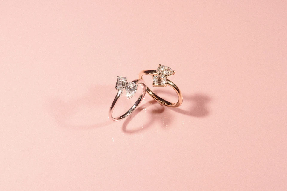 Toi et Moi Engagement Rings
