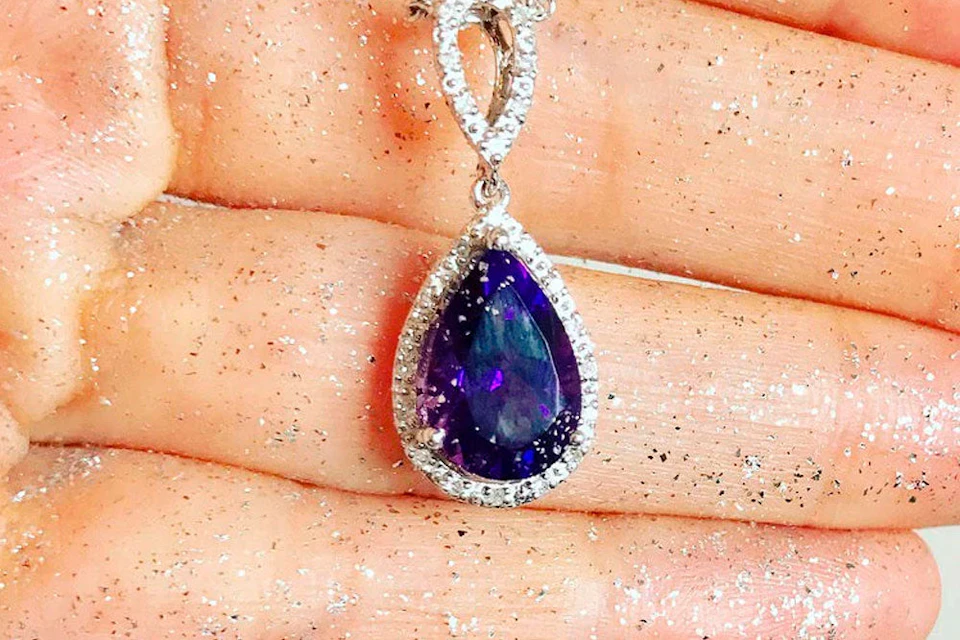 amethyst pendant