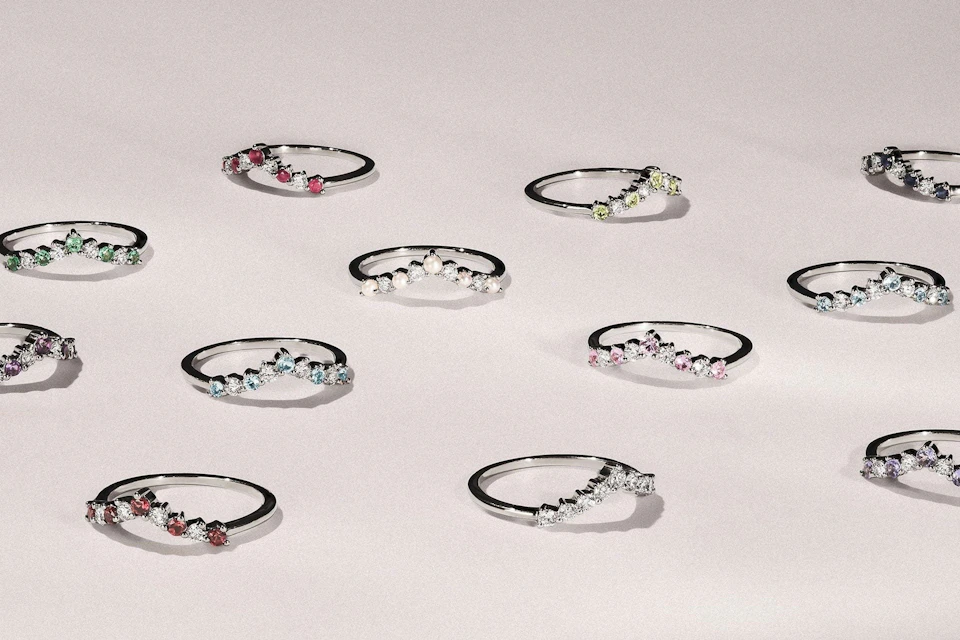 wishbone rings