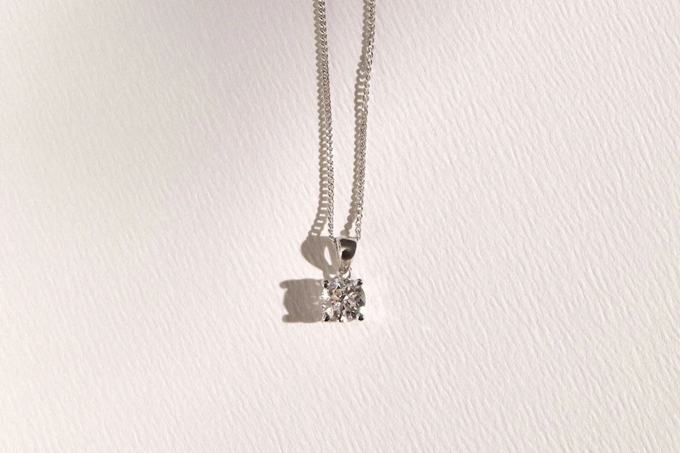 brilliant diamond pendant necklace