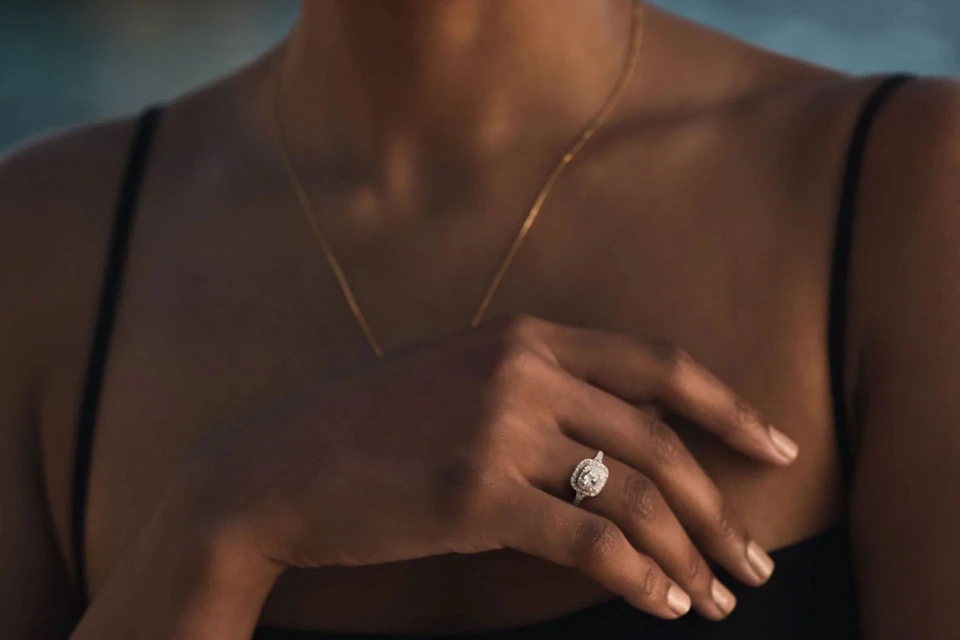 woman wearing jewellery