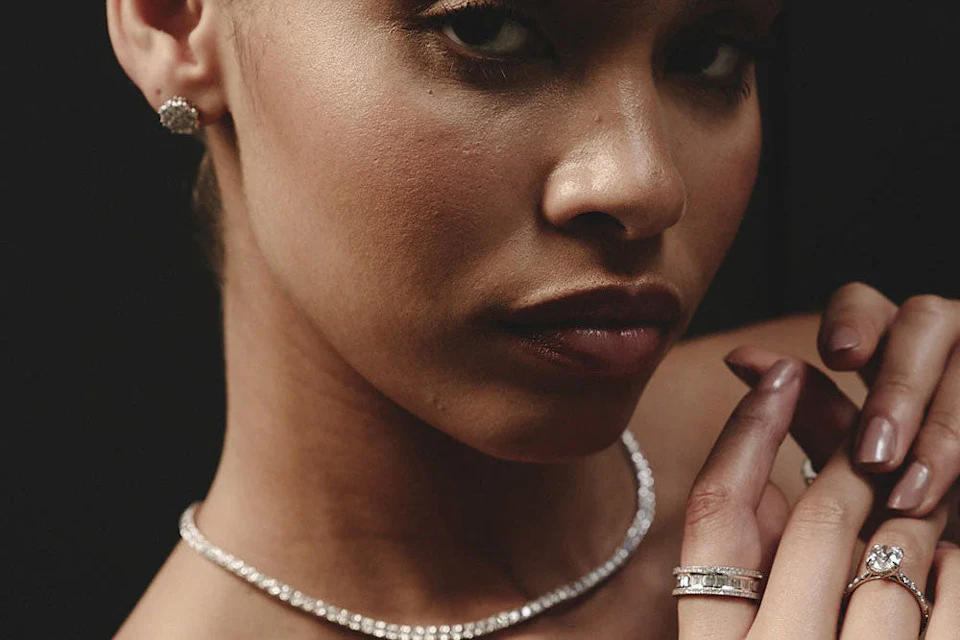 Woman with jewellery