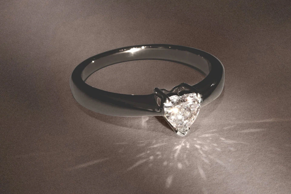 heart diamond ring