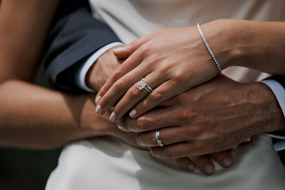 engaged couple