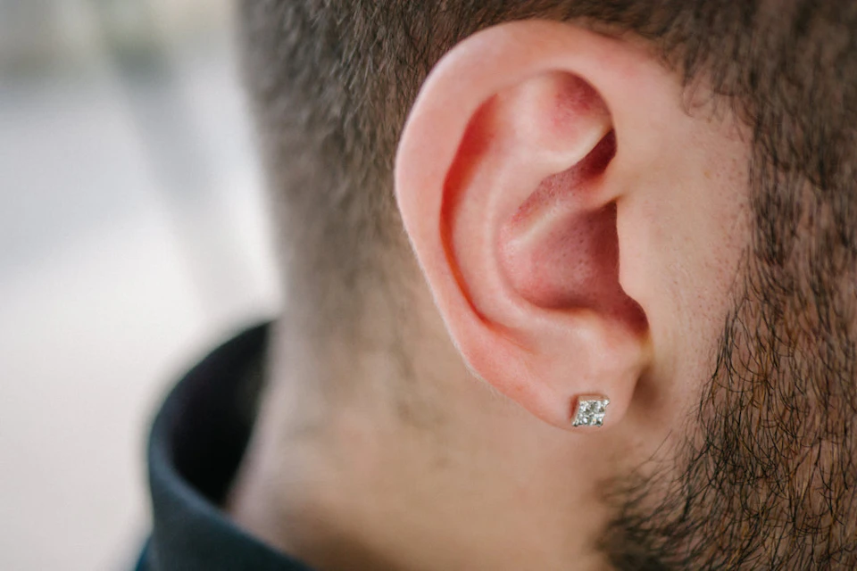 Men's Diamond Earrings
