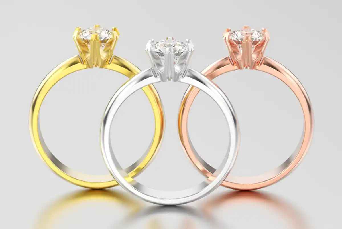 White Gold vs Yellow Gold vs Rose Gold