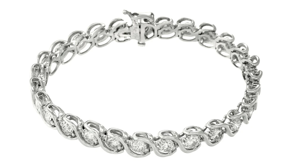 Diamond Tennis Bracelet 7.00ct 18K White Gold
