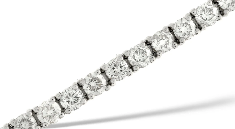 Diamond Tennis Bracelet 9.00ct 18K White Gold