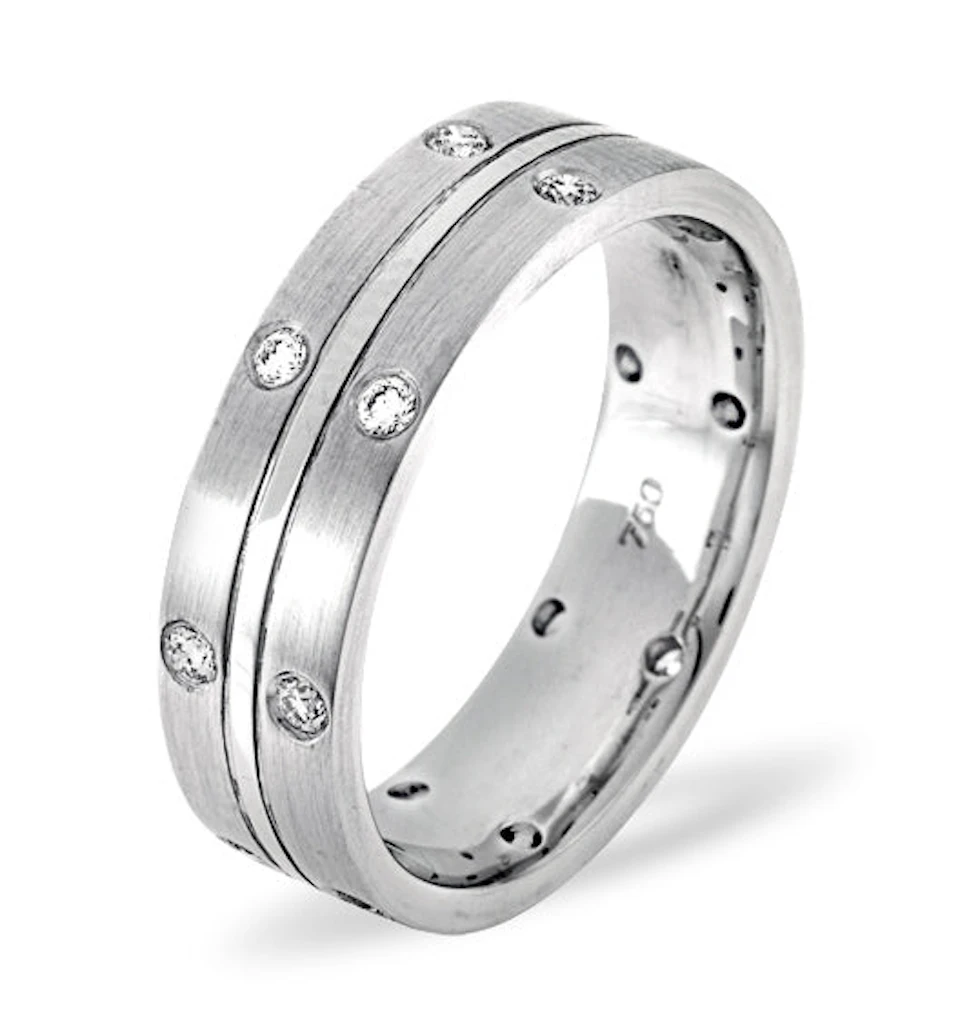 Lucy Platinum Wedding Ring 0.21CT H/SI