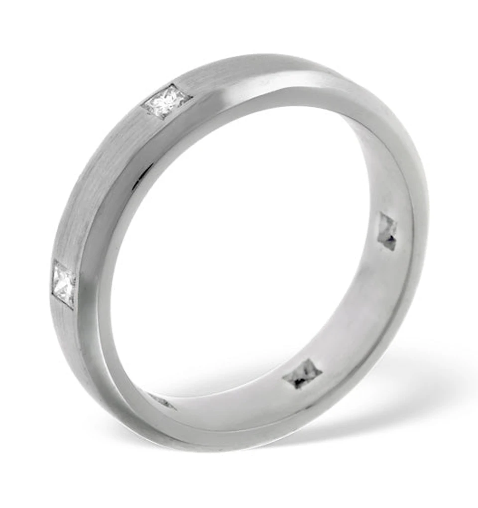 Mens 0.28ct G/Vs Diamond Platinum Dress Ring
