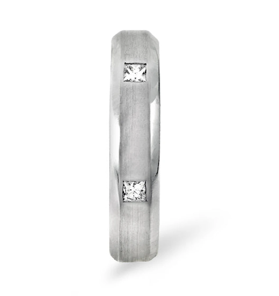Mens 0.28ct G/Vs Diamond Platinum Dress Ring