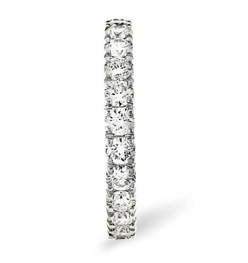 Eternity Ring Poppy Platinum Diamond 2.00ct G/Vs