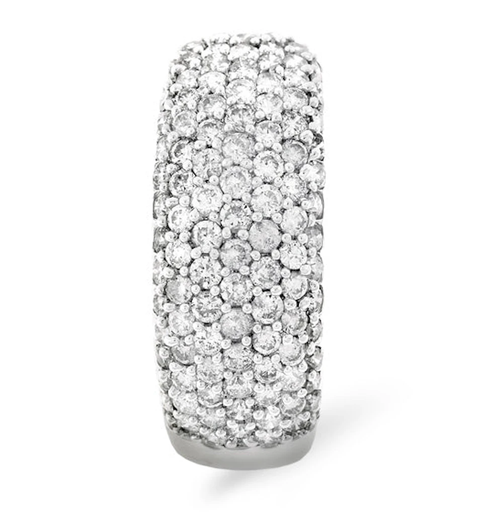 18K White Gold Diamond Ring 1.35ct