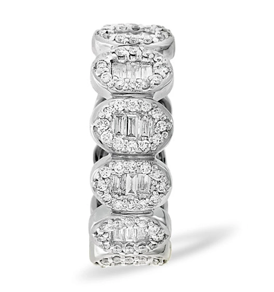 Eternity Ring Sophie 18K White Gold Diamond 1.50ct G/Vs