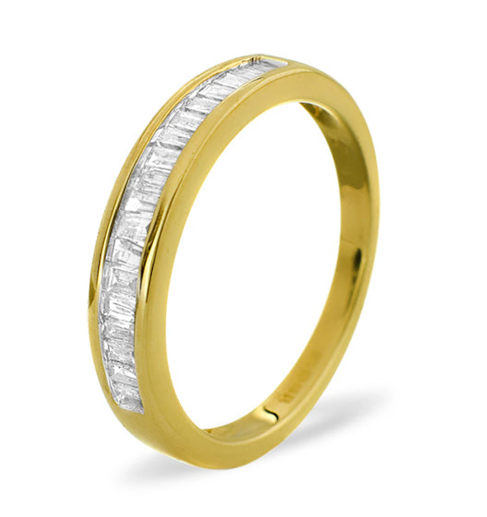 Grace Half Eternity Ring 0.33CT Diamond 9K Yellow Gold