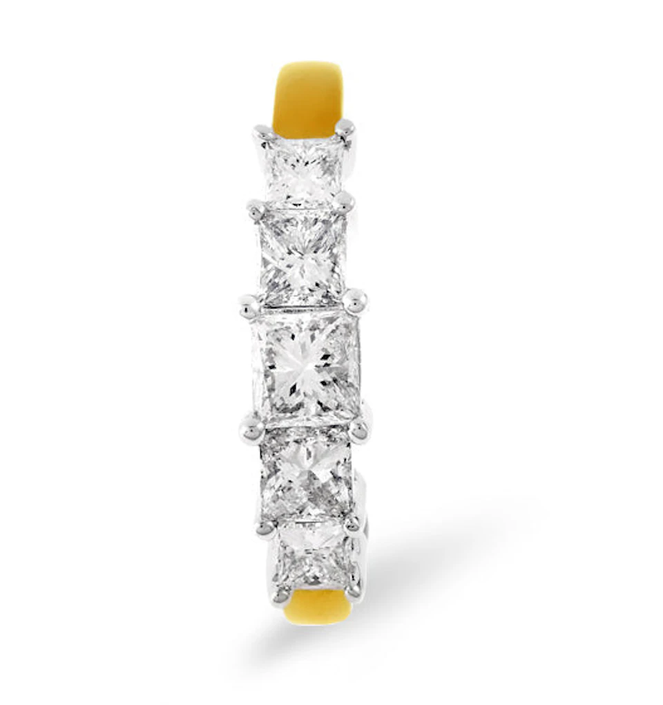 Lucy 18K Gold 5 Stone Princess Diamond Eternity Ring 0.50CT H/SI
