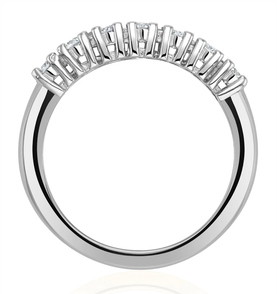 Chloe 18K White Gold 7 Stone Diamond Eternity Ring 0.30CT PK