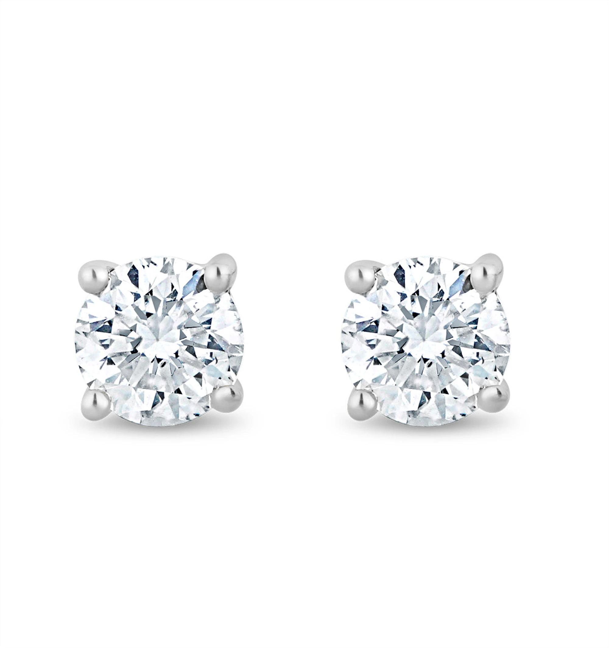 Lab Diamond Studs Earrings 0.30ct H/Si Quality in 9K Gold - 3.6mm