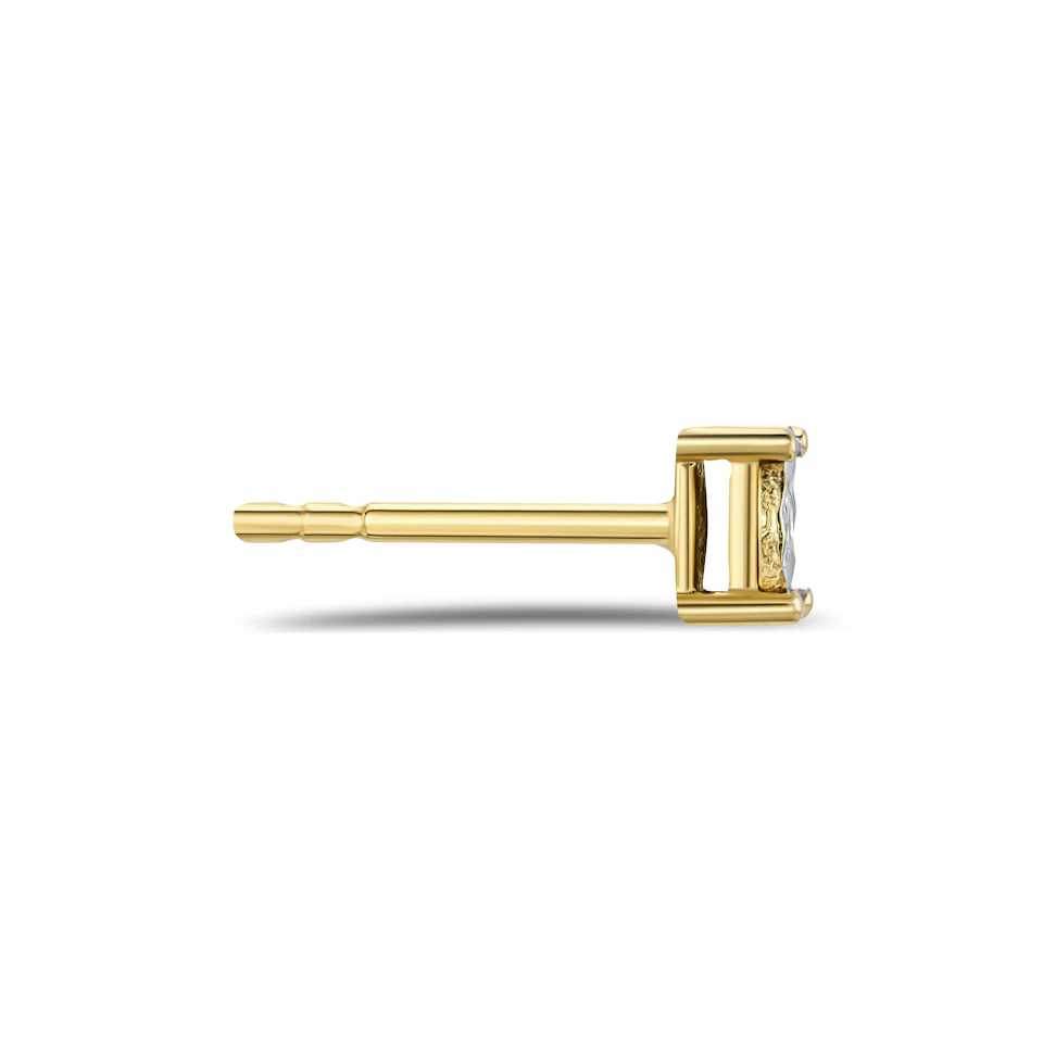 Lab Diamond Studs Earrings 5mm 0.10ct H/Si in 18K Gold Vermeil