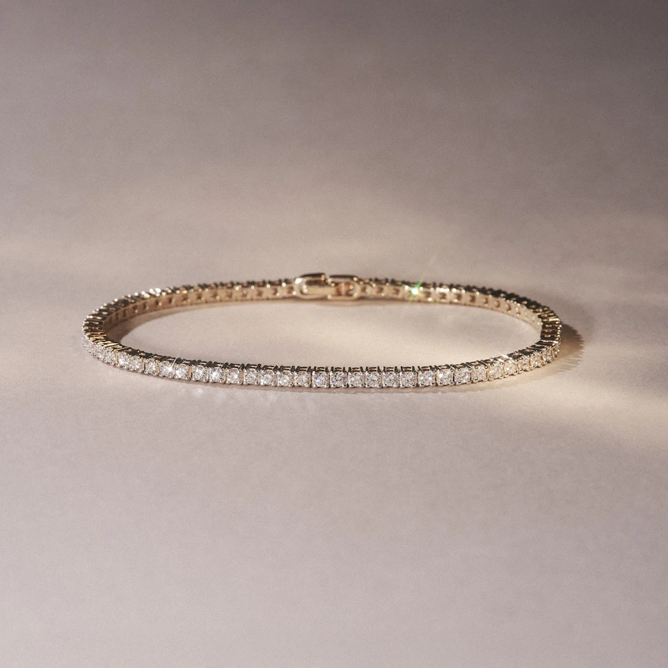 Diamond Tennis Bracelet Chloe 3.00ct Premium Claw Set in 18K Gold