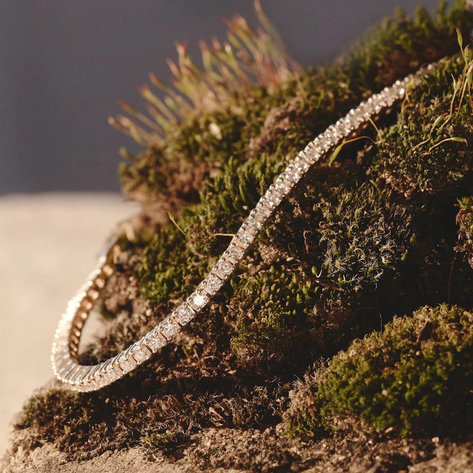 Diamond Tennis Bracelet Chloe 3.00ct Premium Claw Set in 18K Gold