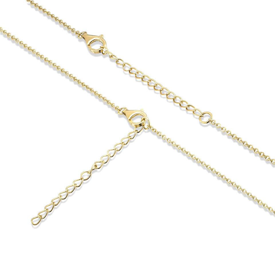 Vintage Heart Locket Lab Diamond Necklace White Topaz in 18K Gold Vermeil