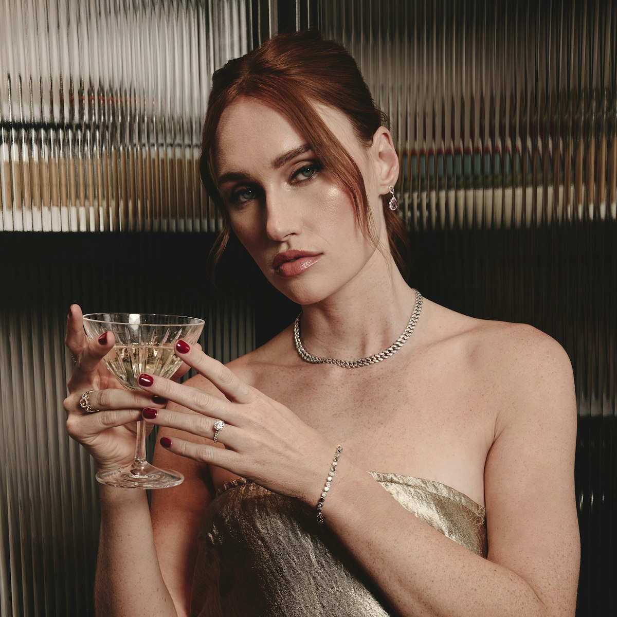 Halo 1.26ct Citrine and Diamond Stellato Ring in 9K White Gold