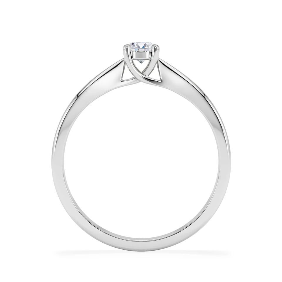 Naomi Lab Diamond Engagement Ring 0.25ct H/Si 9K White Gold