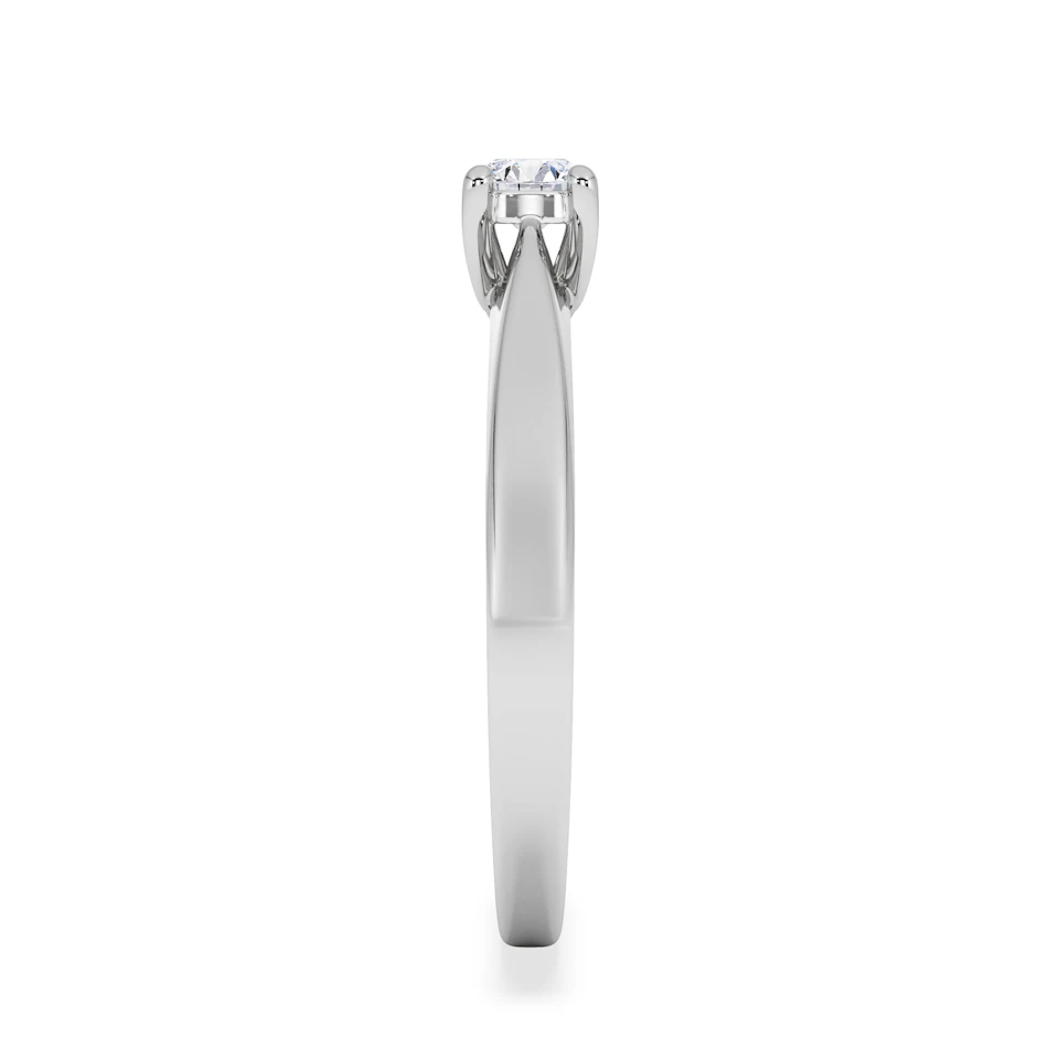 Naomi Lab Diamond Engagement Ring 0.25ct H/Si 9K White Gold