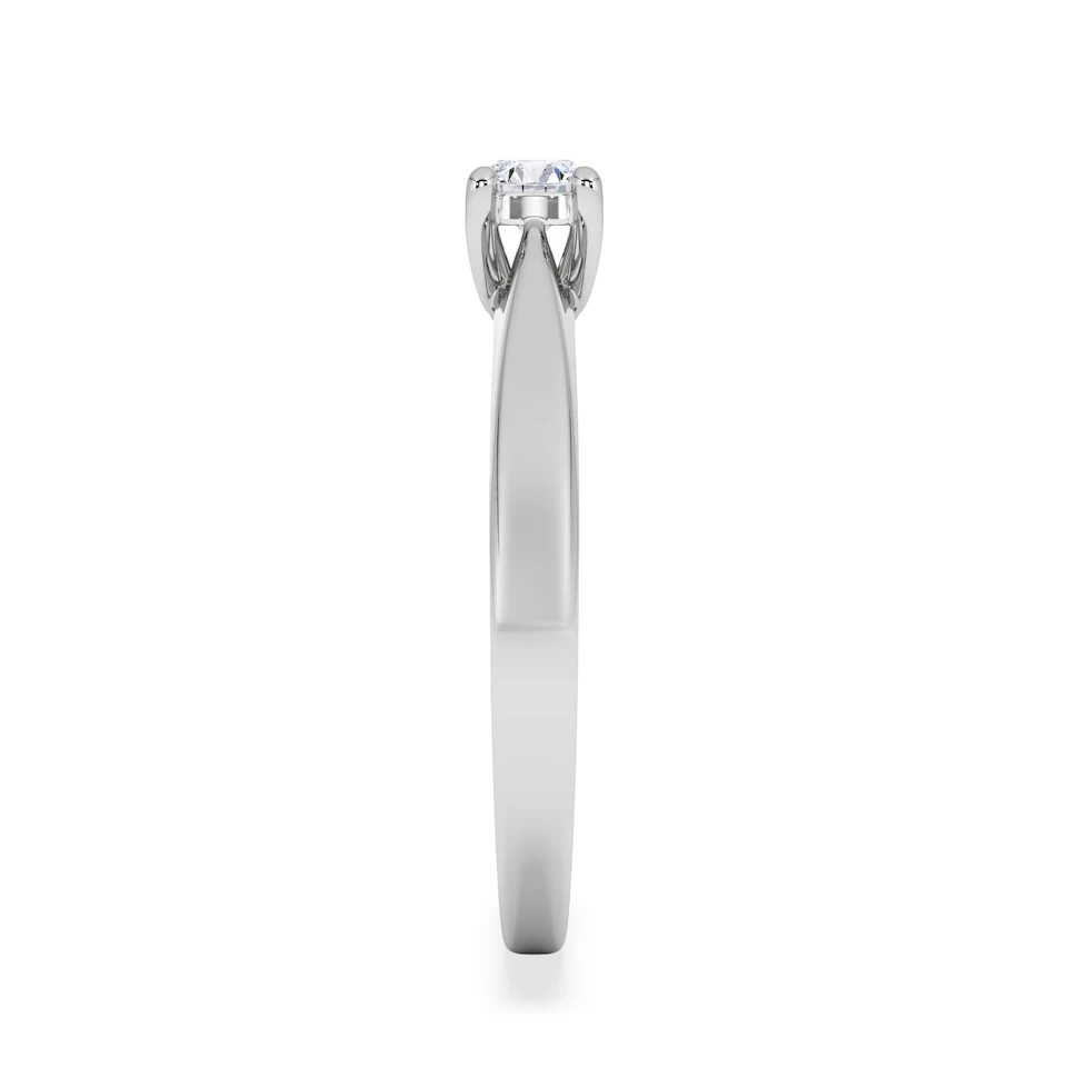 Naomi Lab Diamond Engagement Ring 0.25ct H/Si in 925 Silver