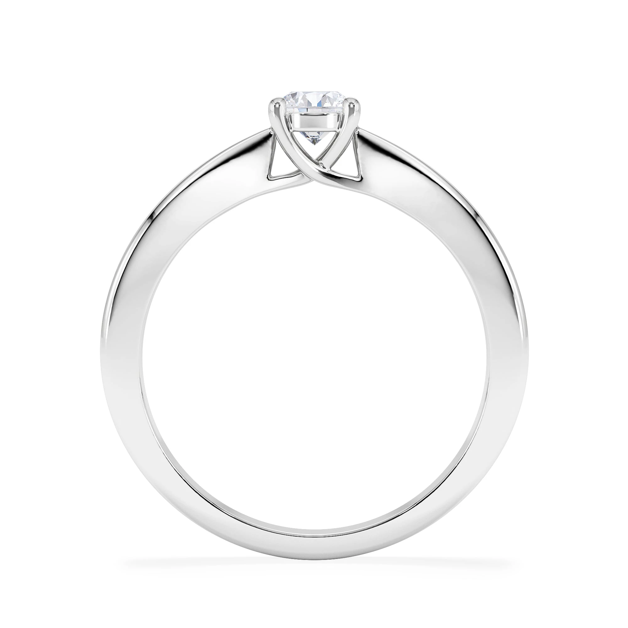 Naomi Lab Diamond Engagement Ring 0.33ct H/Si 9K White Gold