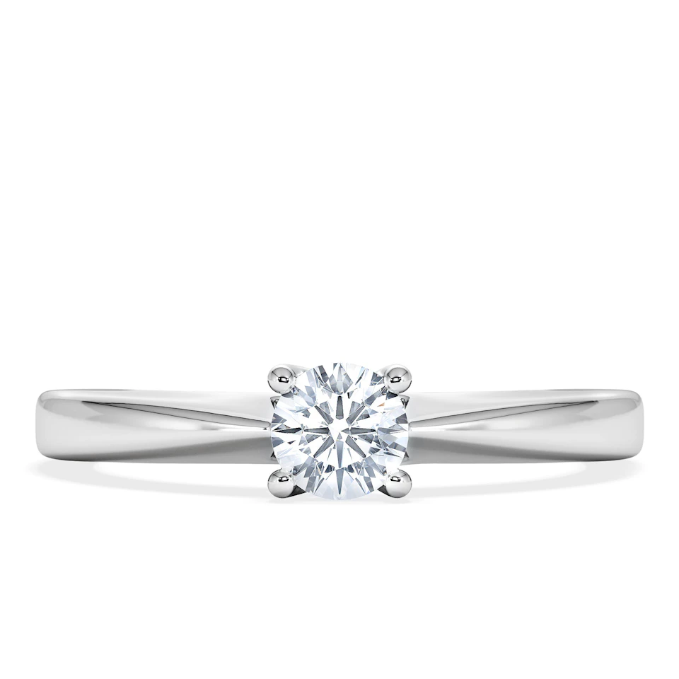 Naomi Lab Diamond Engagement Ring 0.33ct H/Si 9K White Gold