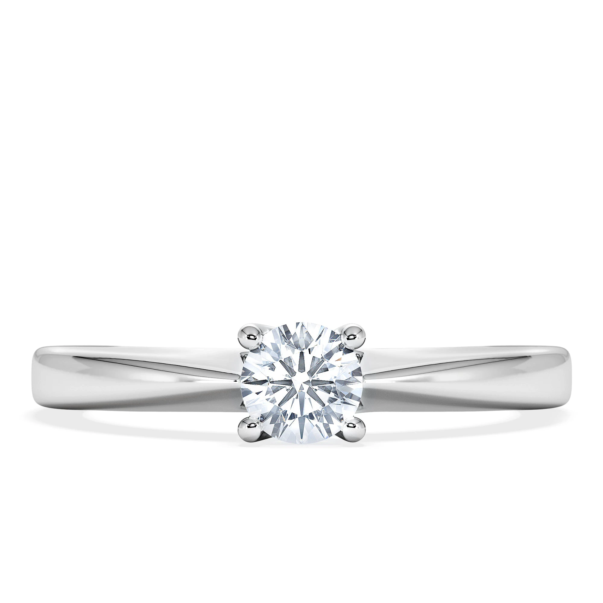 Naomi Lab Diamond Engagement Ring 0.33ct H/Si 9K White Gold