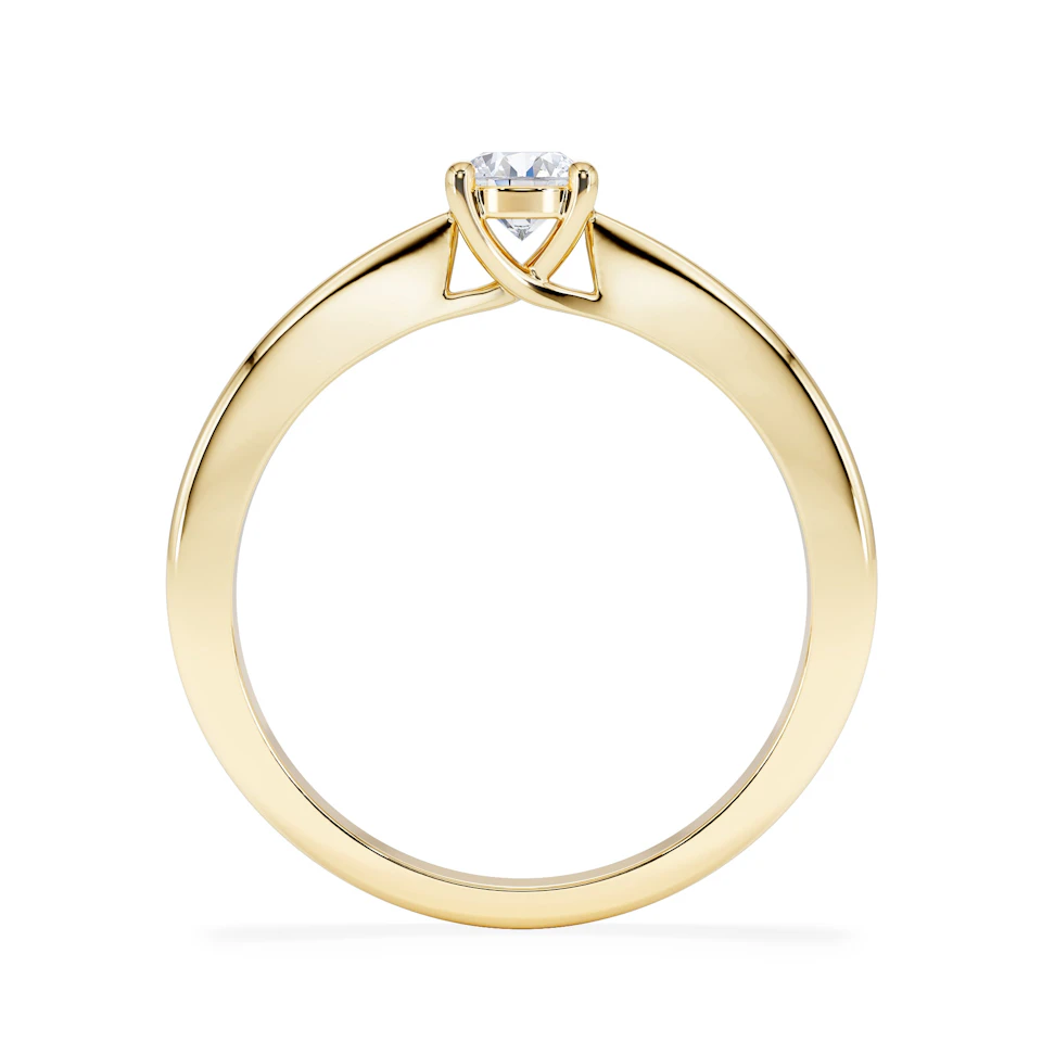Naomi Lab Diamond Engagement Ring 0.33ct H/Si in 9K Gold