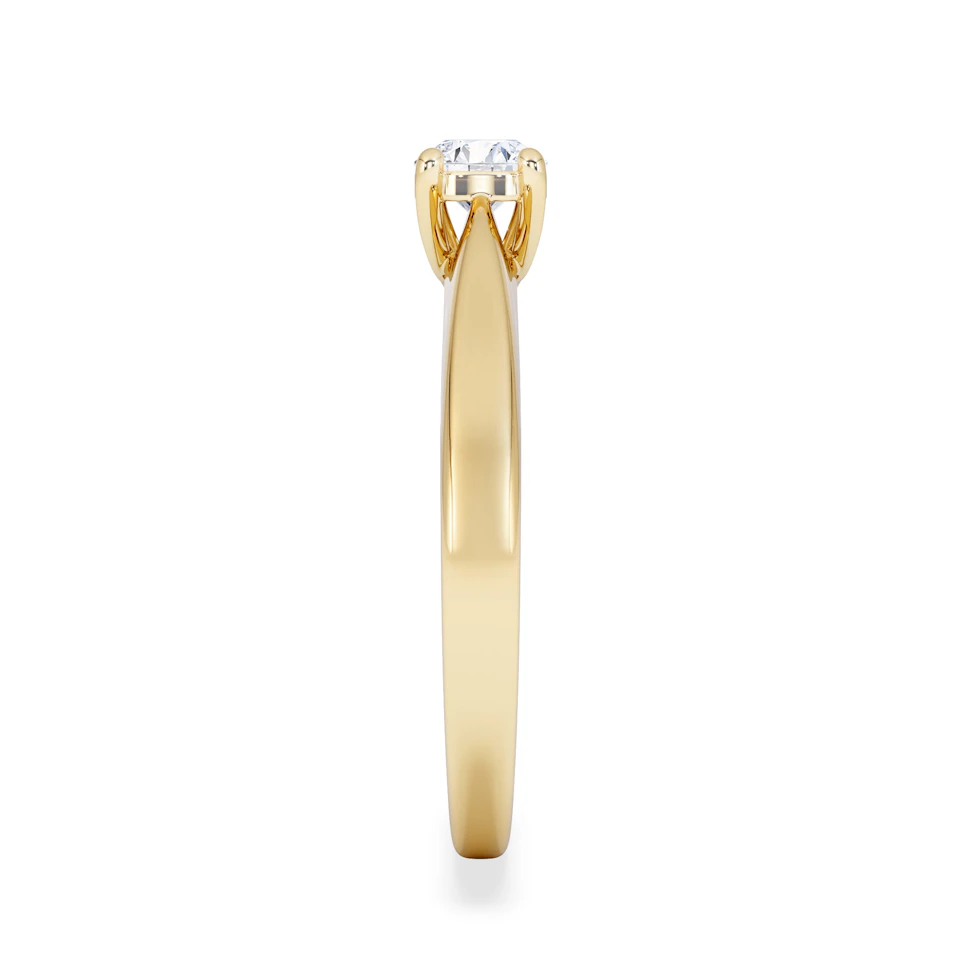 Naomi Lab Diamond Engagement Ring 0.33ct H/Si in 9K Gold
