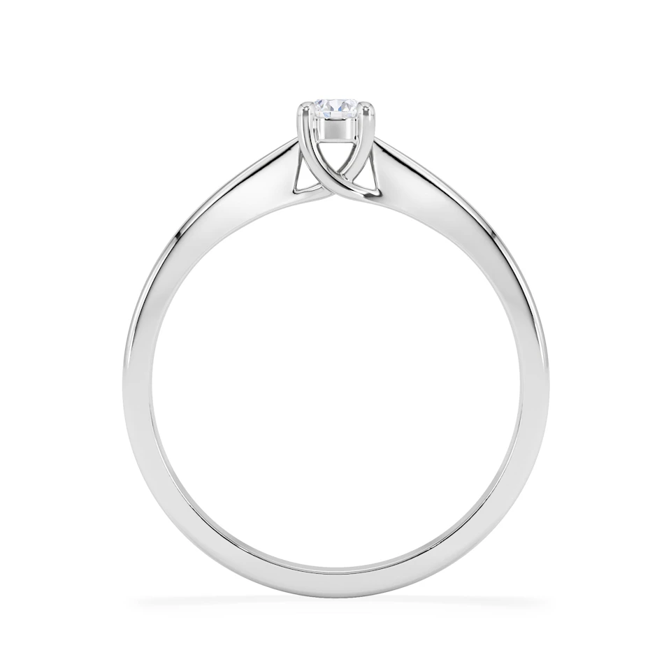 Naomi Lab Diamond Engagement Ring 0.15ct H/Si 9K White Gold