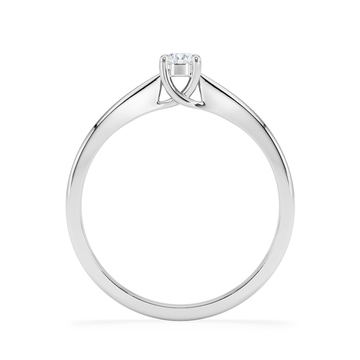 Naomi Lab Diamond Engagement Ring 0.15ct H/Si 9K White Gold