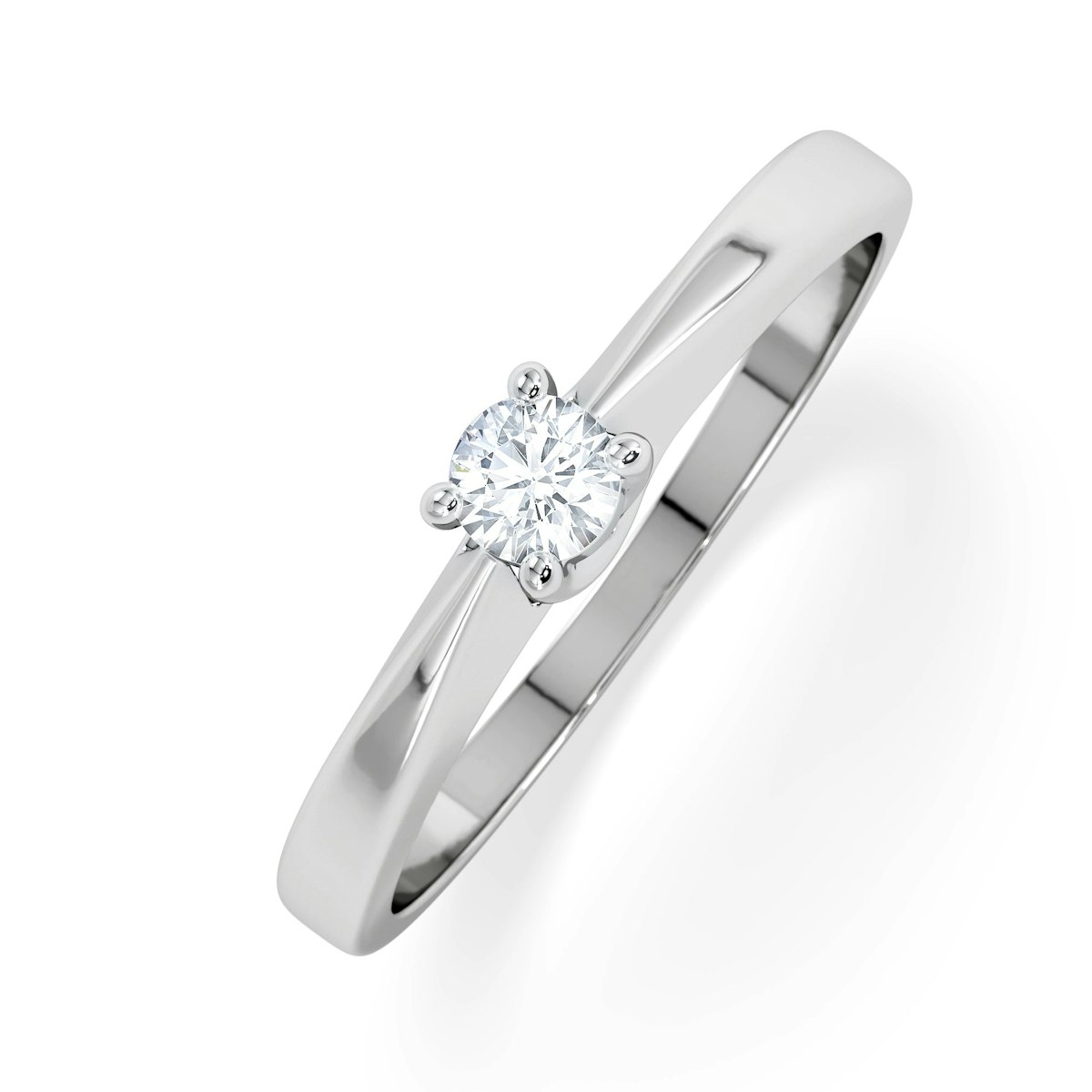 Naomi Lab Diamond Engagement Ring 0.15ct H/Si 9K White Gold
