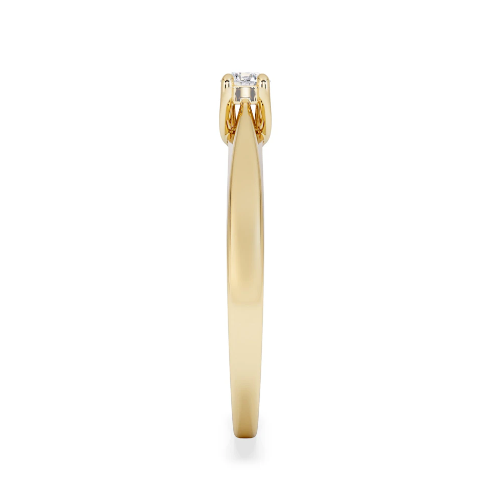 Naomi Lab Diamond Engagement Ring 0.15ct H/Si in 9K Gold