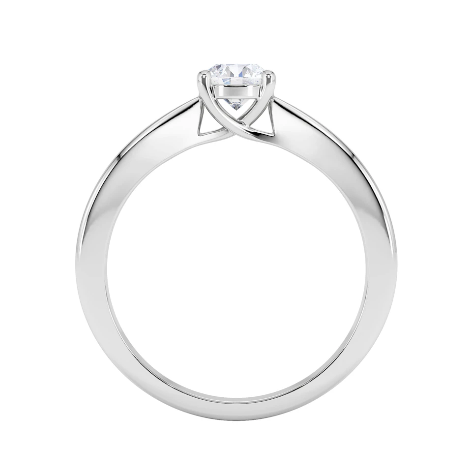 Naomi Lab Diamond Engagement Ring 0.50ct H/Si 9K White Gold
