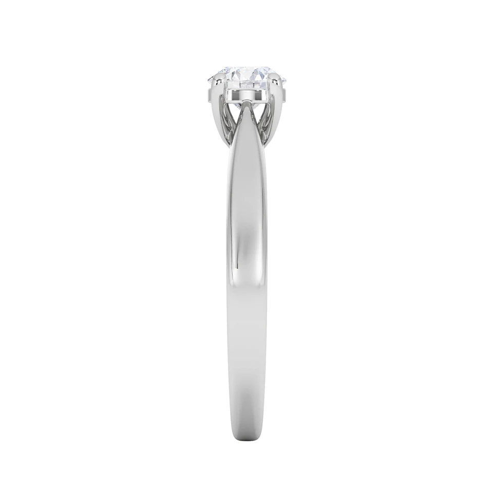 Naomi Lab Diamond Engagement Ring 0.50ct H/Si 9K White Gold