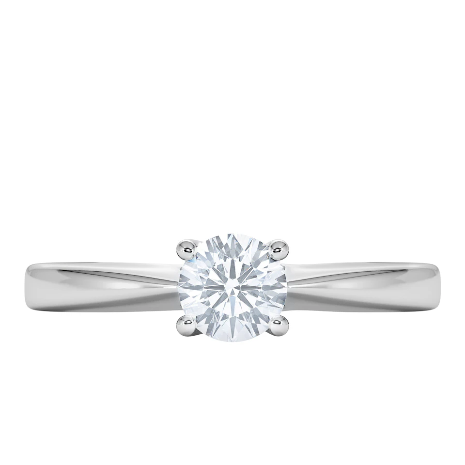 Naomi Lab Diamond Engagement Ring 0.50ct H/Si 9K White Gold