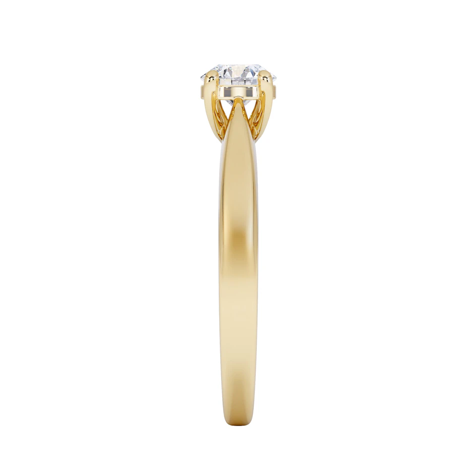Naomi Lab Diamond Engagement Ring 0.50ct H/Si in 9K Gold