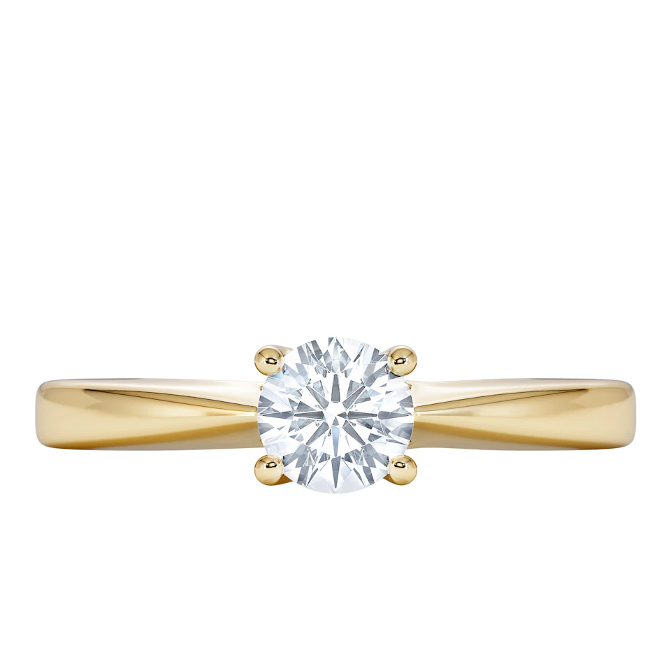 Naomi Lab Diamond Engagement Ring 0.50ct H/Si in 9K Gold