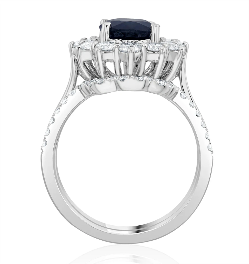 FET27 Matching Wedding Band Diamond 0.30ct H/Si in 18K White Gold