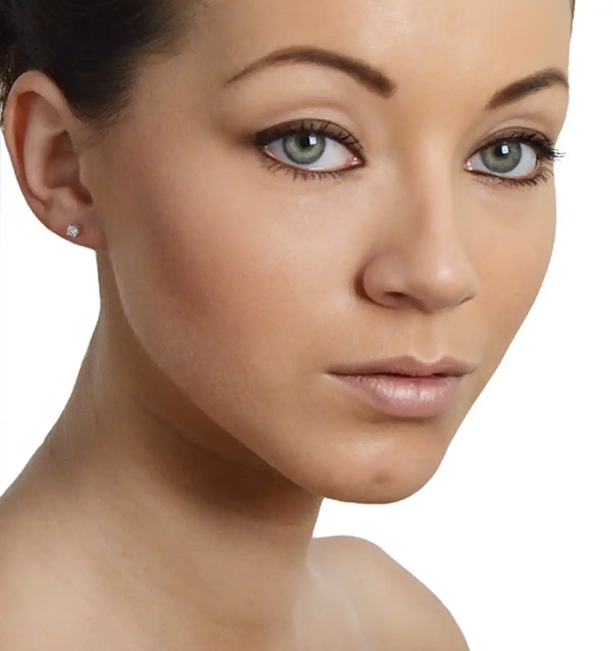 Diamond Earrings 0.20CT Studs G/Vs Quality in 18K White Gold - 3mm