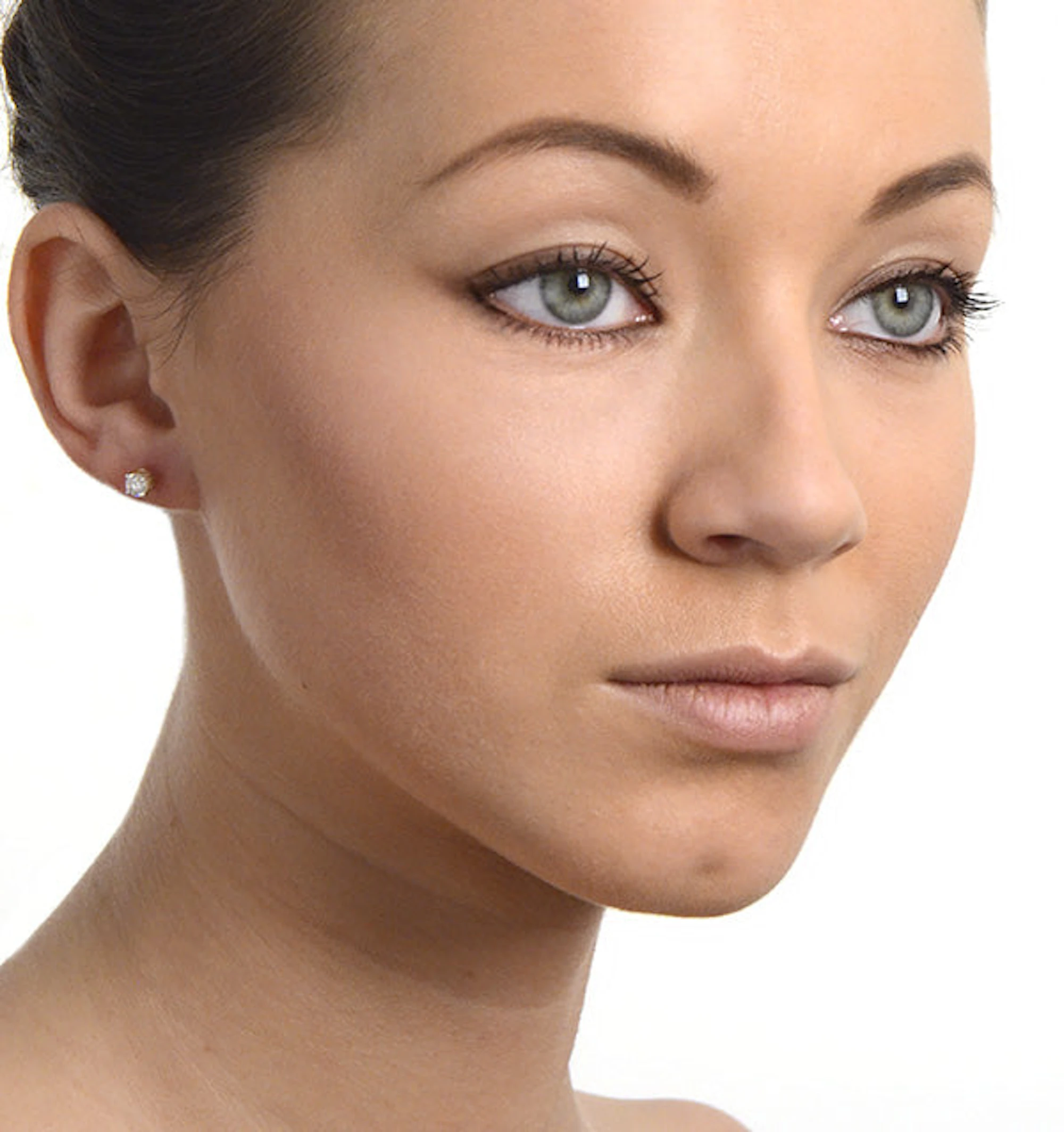 Diamond Stud Earrings 4.1mm 18K Gold - 0.50CT - G-H/SI